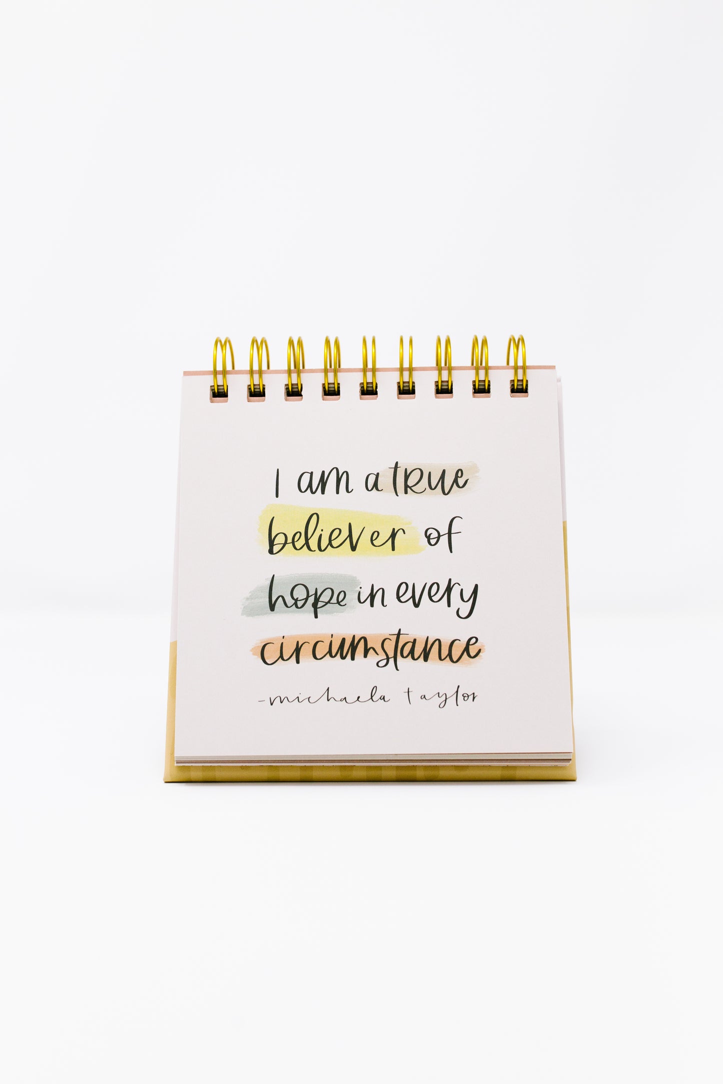 Flourish Flip Book || 52 Hand-Lettered Quotes To Guide A Positive + Faith-Filled Year